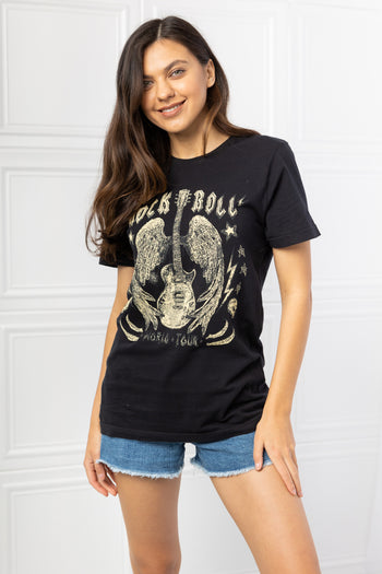 mineB Rock & Roll Graphic Tee mineB