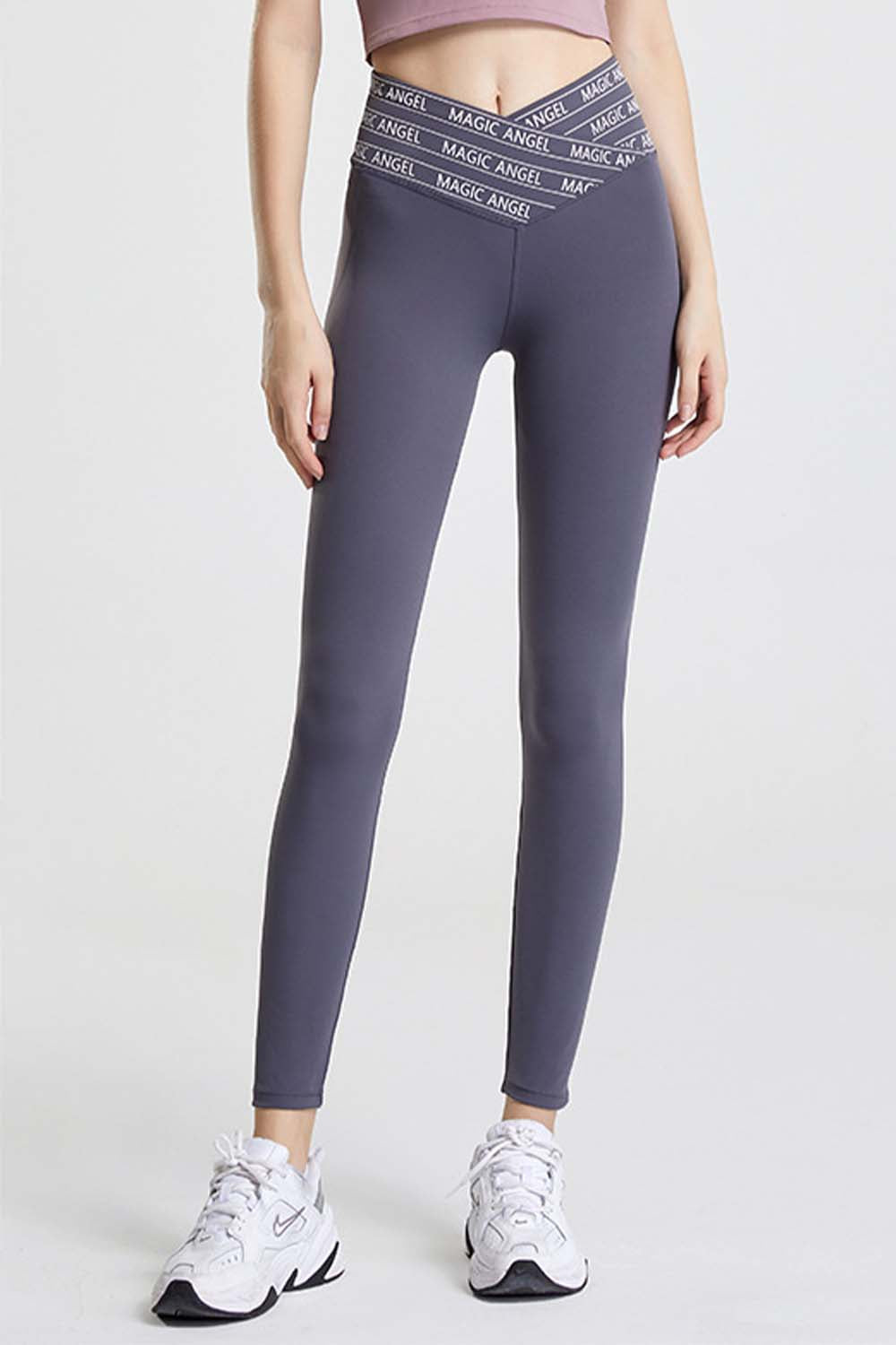 Wide Waistband Sports Pants Trendsi