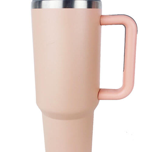 Stainless Steel Tumbler with Upgraded Handle and Straw Trendsi