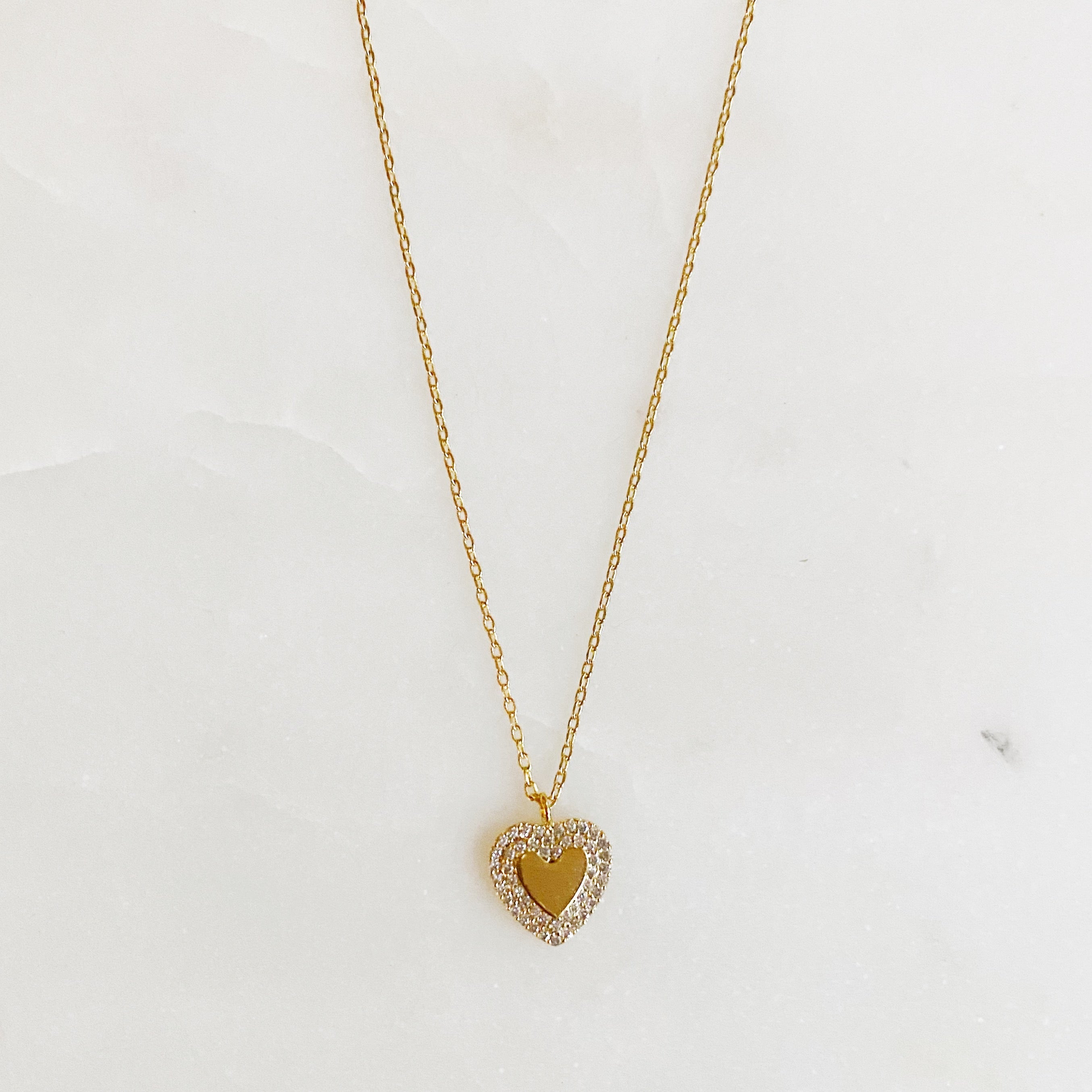 So Pretty Mini Heart Necklace Ellisonyoung.com