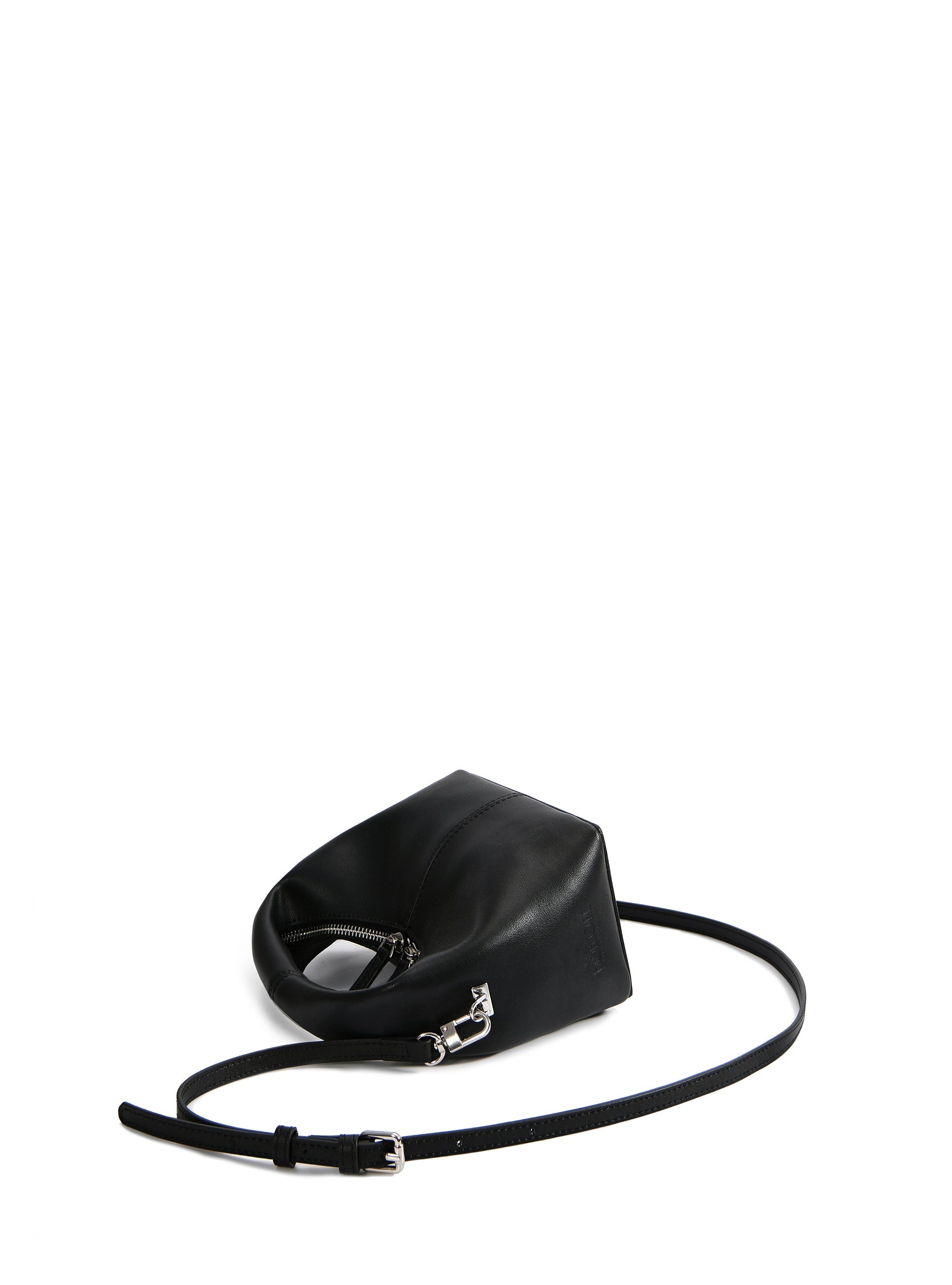 Rebecca Small Cutie Leather Bag, Black Bob Oré