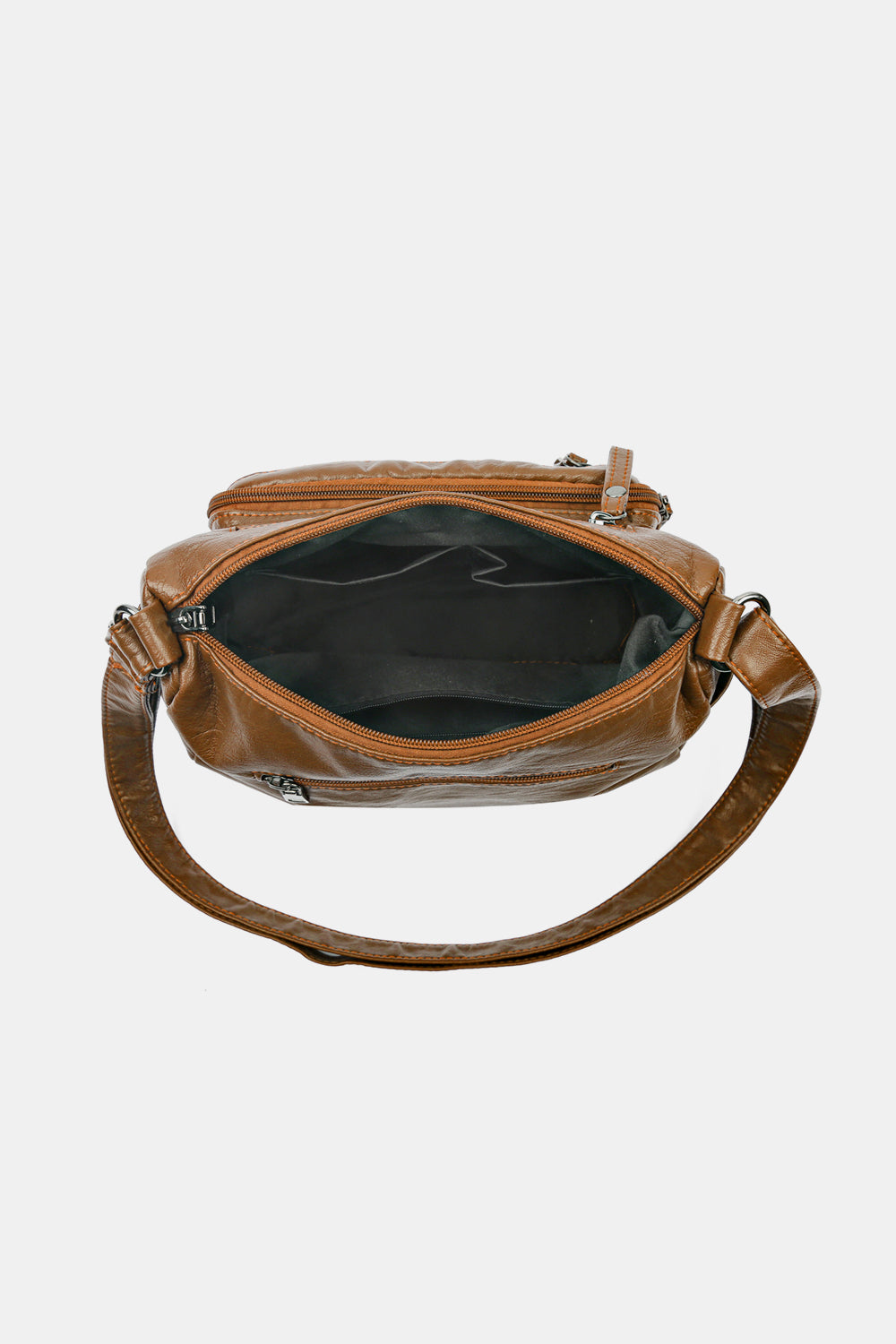 PU Leather Adjustable Strap Crossbody Bag Trendsi