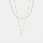 Double-Layered Freshwater Pearl Necklace Trendsi