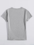 Rabbit Round Neck Short Sleeve T-Shirt Trendsi