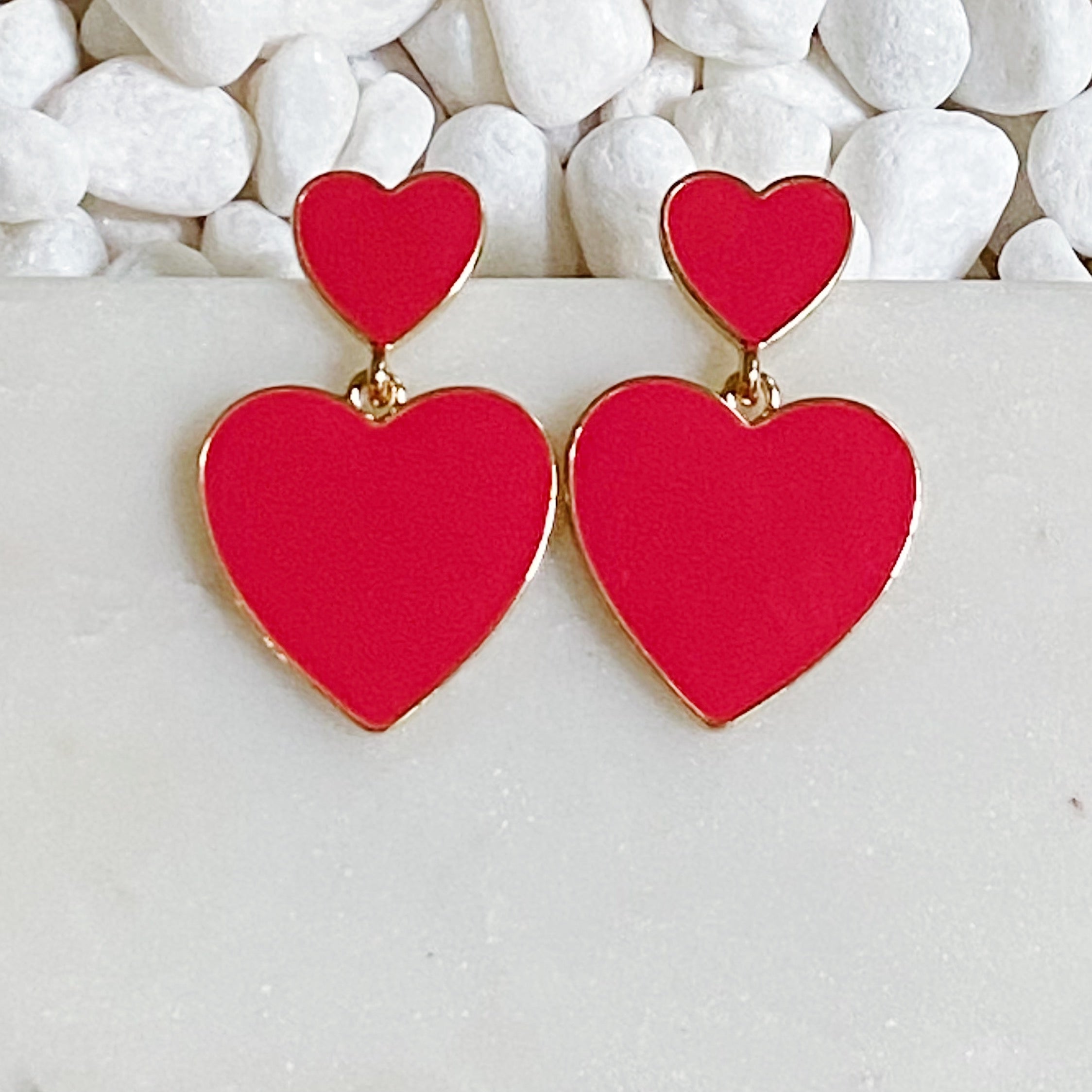 Heart For Game Day Earrings Ellisonyoung.com