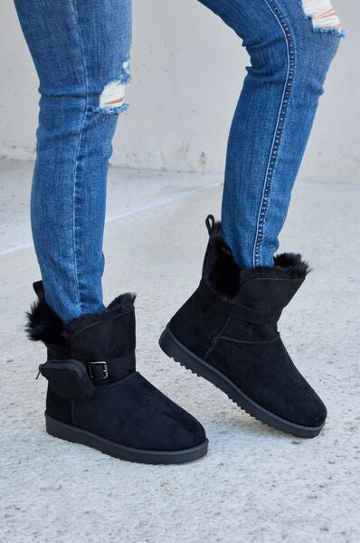 Forever Link Plush Thermal Flat Boots Trendsi