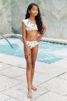 Marina West Swim Float On Asymmetric Neck Two-Piece Set in Daisy Cream Marina West Swim