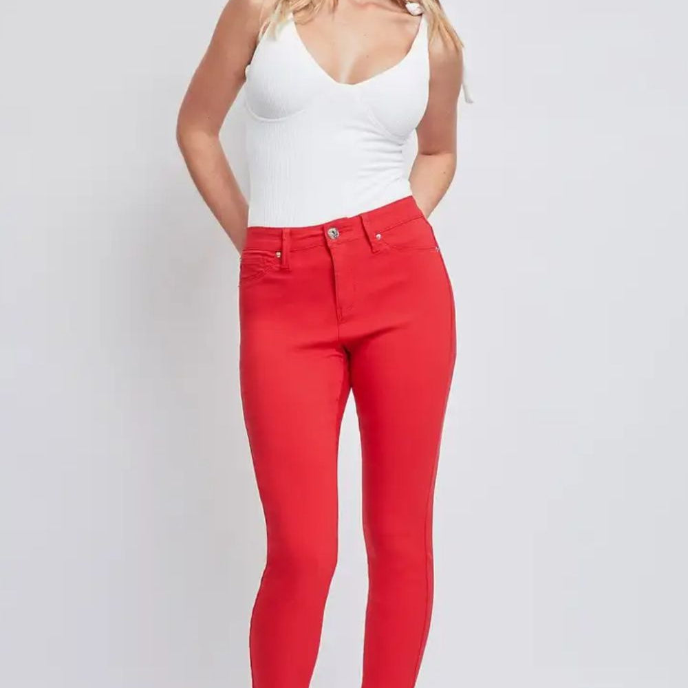 YMI Jeanswear Full Size Hyperstretch Mid-Rise Skinny Jean Trendsi