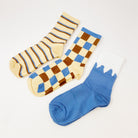 Trendy Pattern Trio Socks Set Ellisonyoung.com