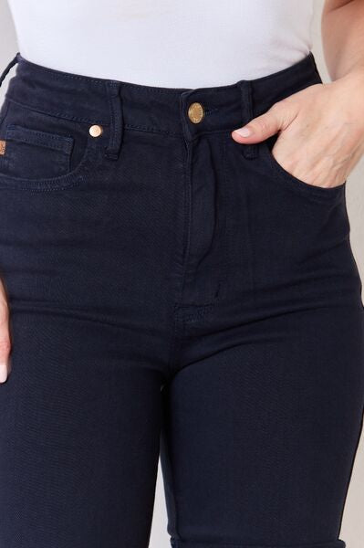 Judy Blue Full Size High Waist Tummy Control Bermuda Shorts Trendsi