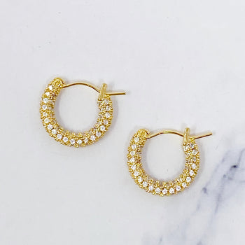 Elegant Shine Hoop Earrings Ellisonyoung.com