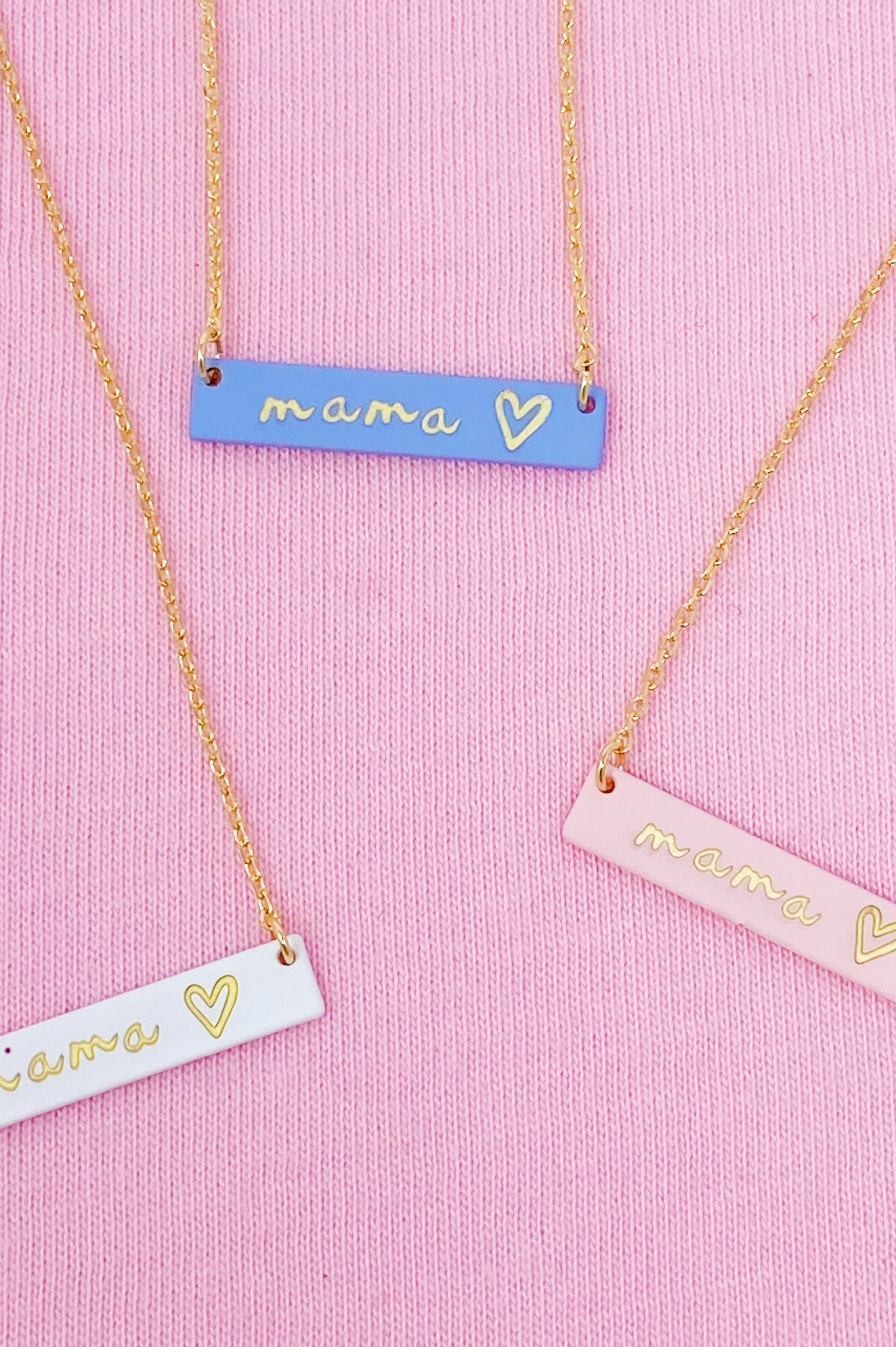 Mama Bar Heart Necklace Ellisonyoung.com