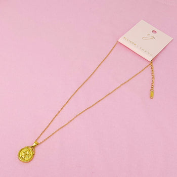 Feminine Coined Necklace Ellisonyoung.com