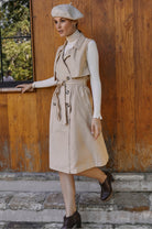 Arden Belted Vest Trench ELF