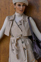 Arden Belted Vest Trench ELF