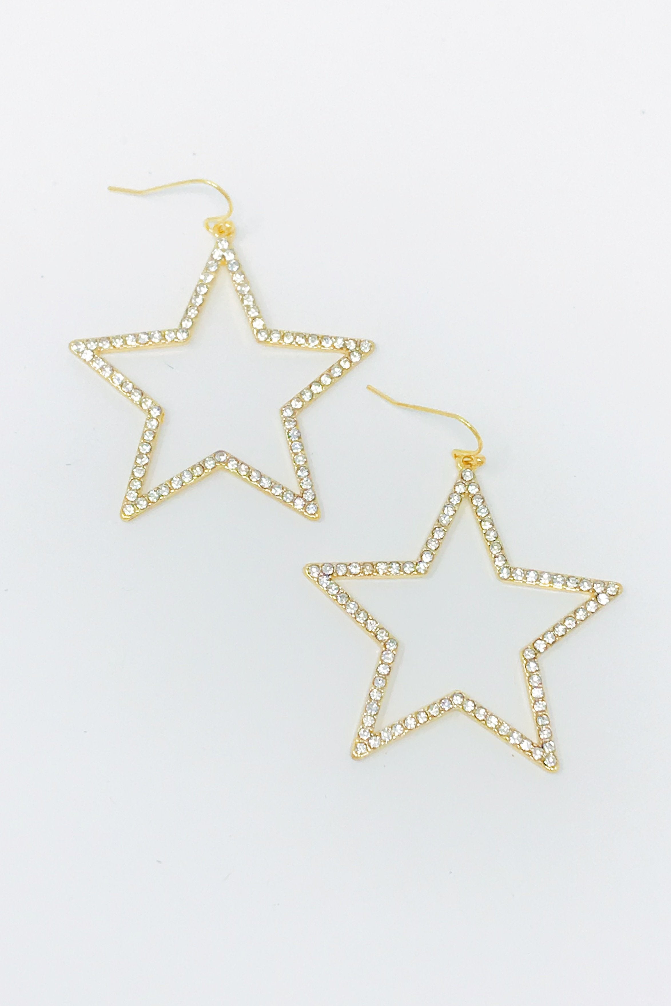 Seriously Stellar Earrings, Gold Ellisonyoung.com