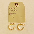 Coco Quilted Hoops Ellisonyoung.com