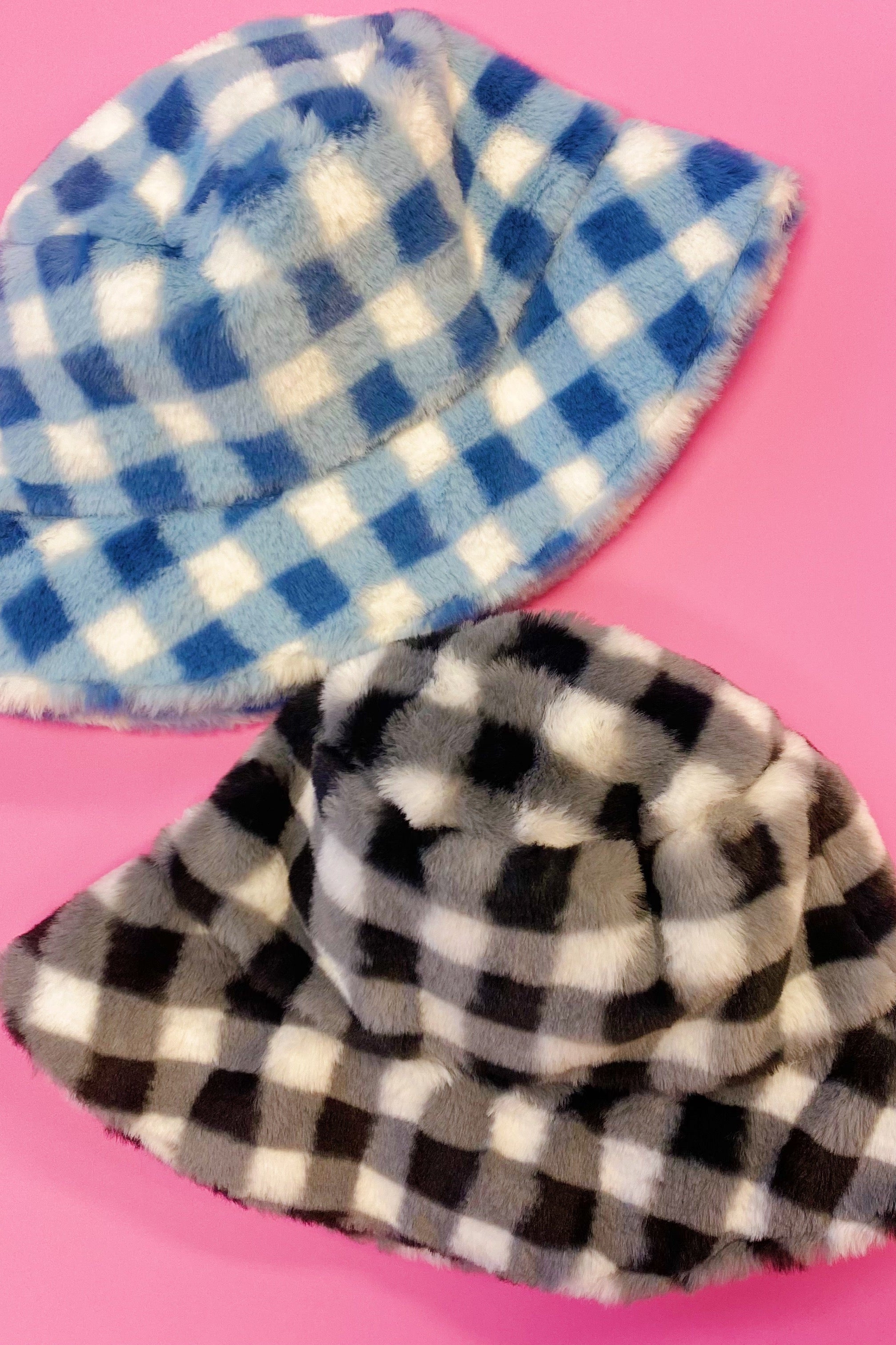 Super Cozy Checkered Bucket Hat Ellisonyoung.com