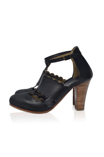 Incognito Leather Heels (Sz. 5 - 10) ELF