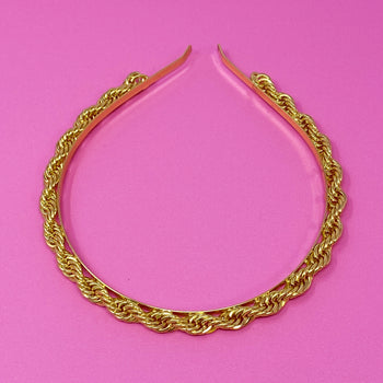 Twist & Shout Chain Headband Ellisonyoung.com