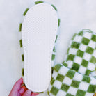 Luxe Lounge Checker Cozy Slippers Ellisonyoung.com