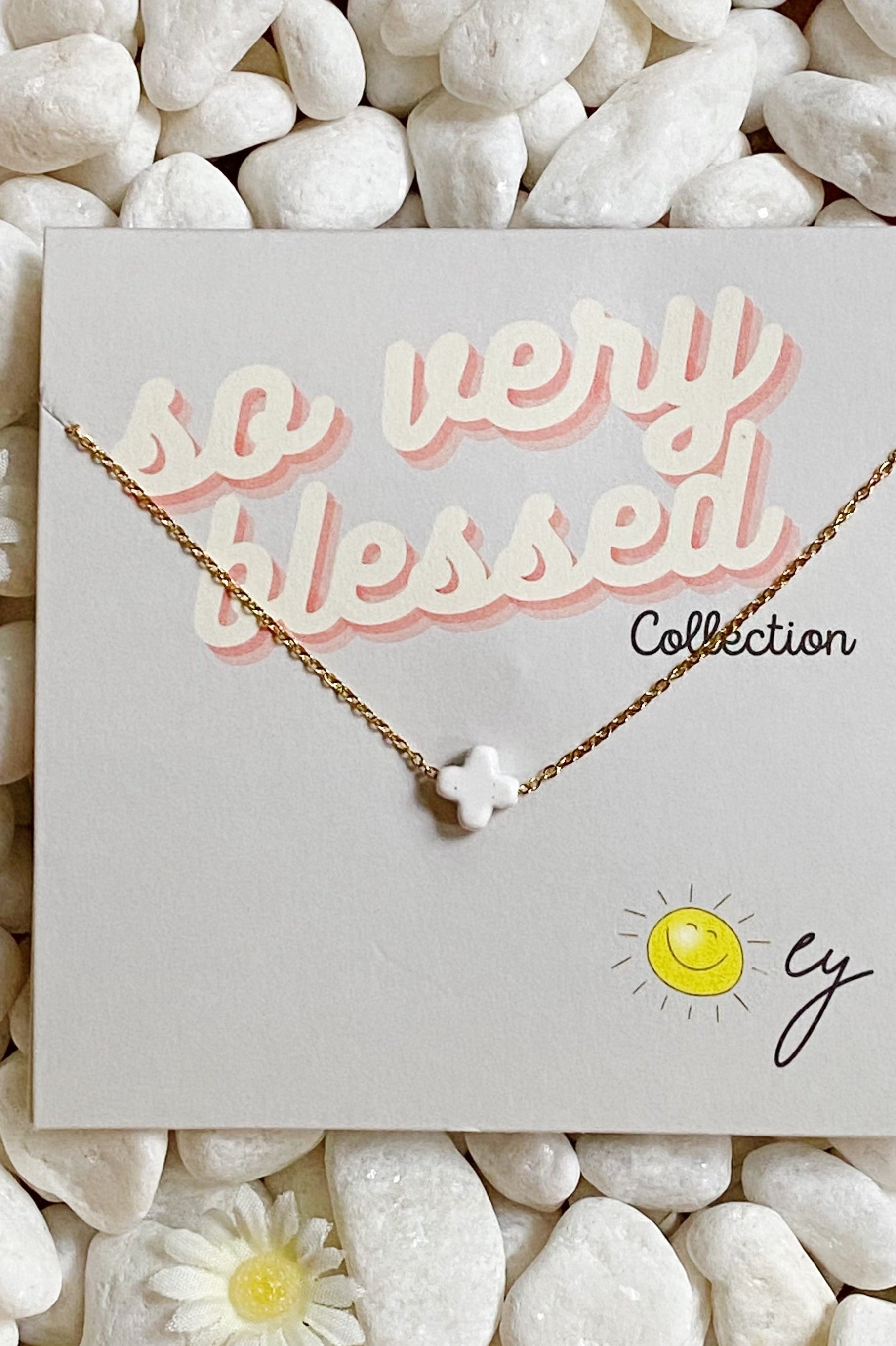 So Very Blessed Cross Necklace Ellisonyoung.com