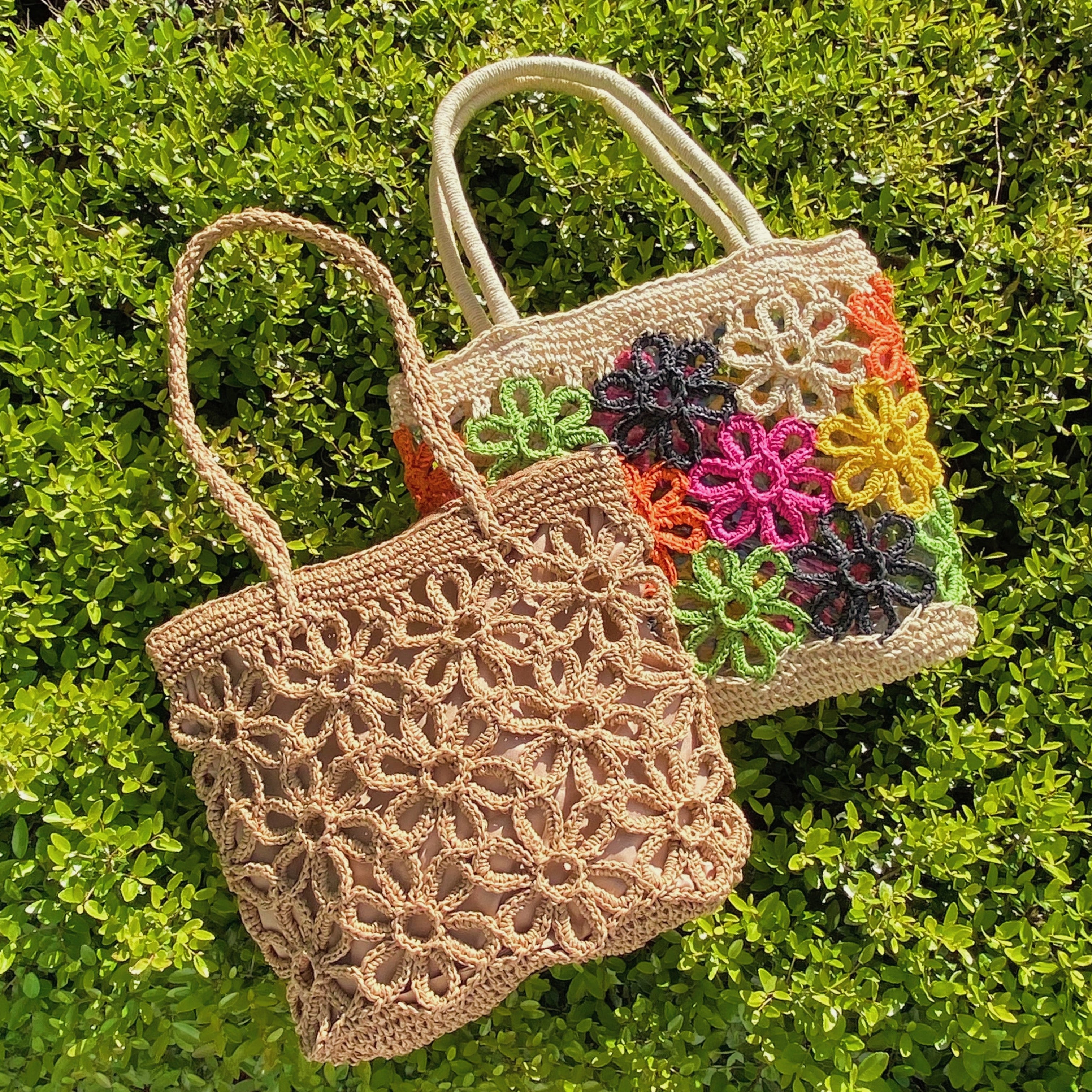 Hand Made Muted Floral Tote Ellisonyoung.com