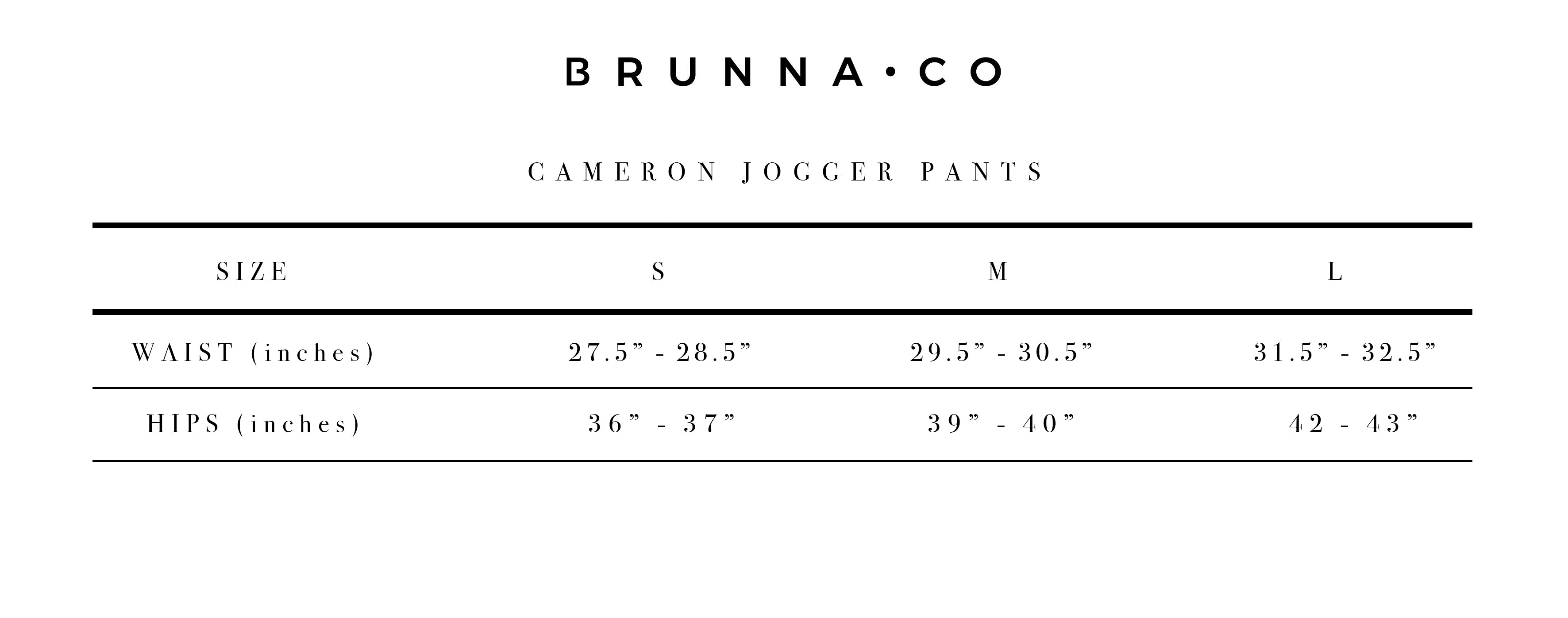 CAMERON Bamboo Fleece Joggers The Groovalution