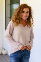 Calm In The Chaos V-Neck Sweater Ave Shops