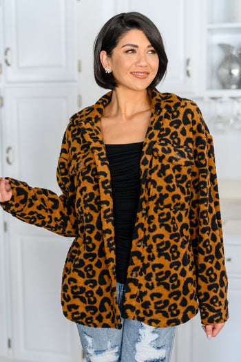 Castle Spotting Animal Print Jacket Ave Shops