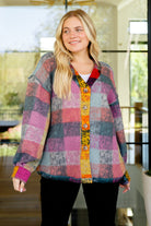 Nothing But Adventure Plaid Cardigan Ave Shops