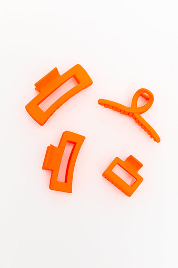 Claw Clip Set of 4 in Orange Ave Shops