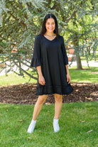 Coast Dress in Black Ave Shops