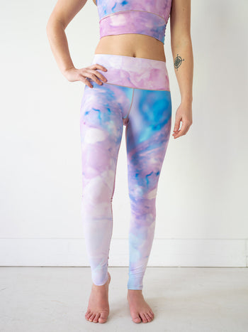 Pink Tie Dye Yoga Pants Colorado Threads Clothing