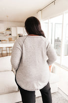 Cream Comfort Top In Heather Gray Ave Shops