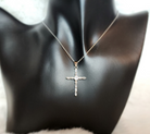 Fine Silver Plated Cubic Zirconia Round Pendant Necklace with Stud Earrings, Fine Silver Plated Cubic Zirconia Cross Necklace with Stud Earrings, Fine Silver Plated Cubic Zirconia Heart Necklace with Stud Earrings Bougiest Babe