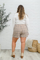 Cute As A Button Plaid Mini Skort Ave Shops