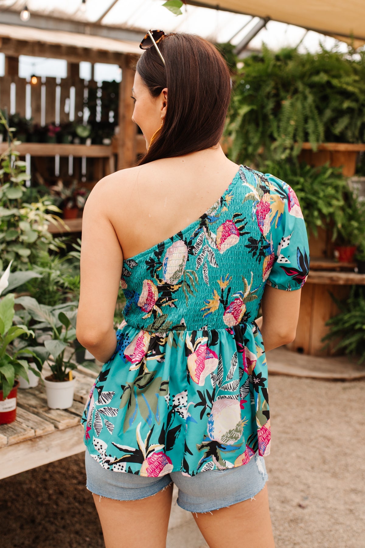 Day Trip Blouse in Emerald Ave Shops