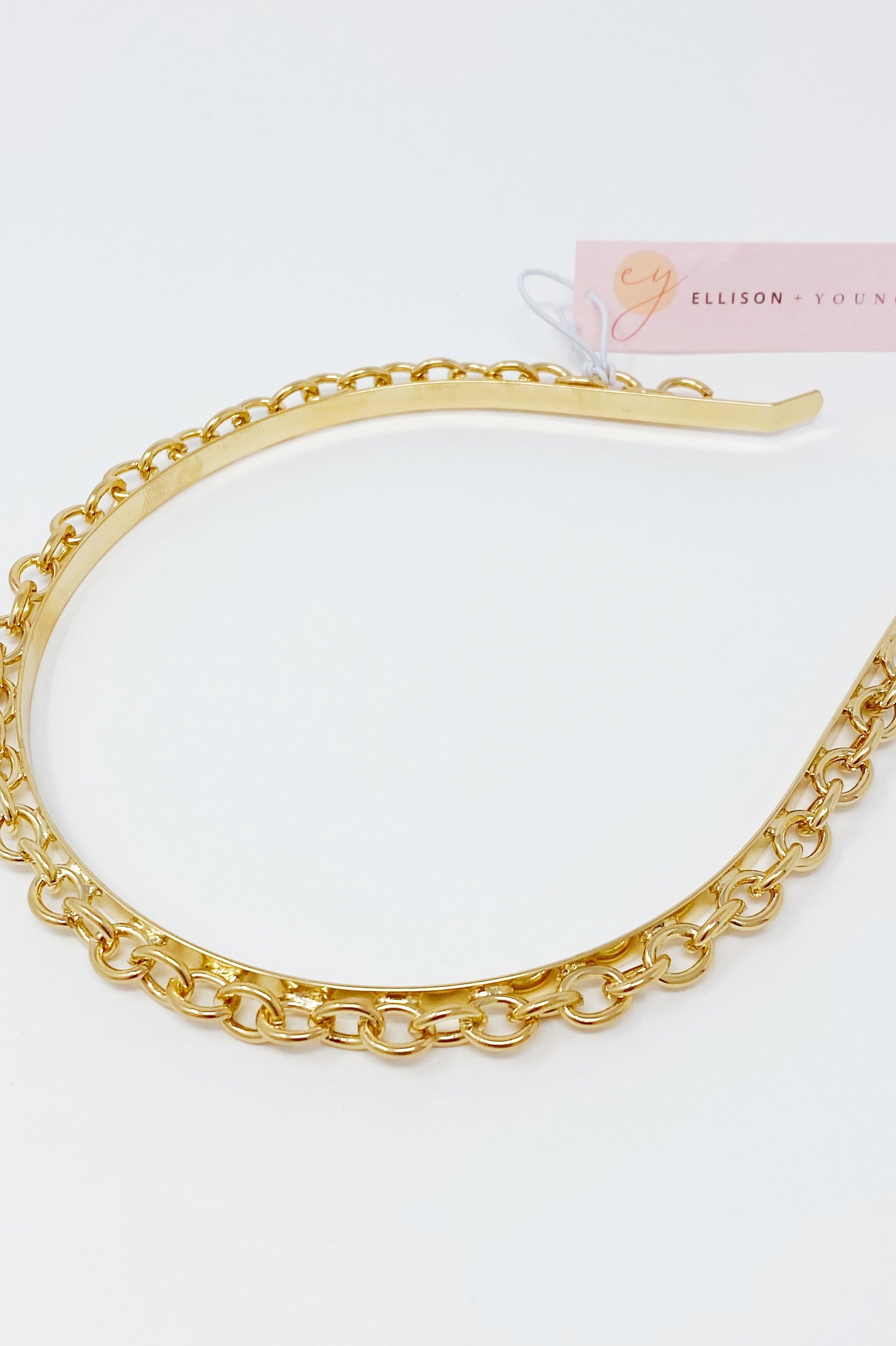 Linked Chain Headband Ellisonyoung.com