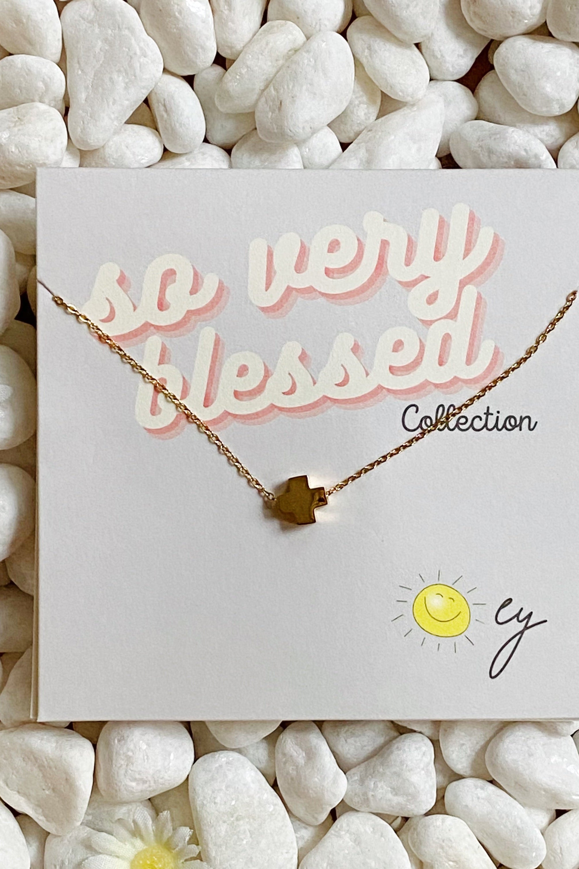 So Very Blessed Cross Necklace Ellisonyoung.com