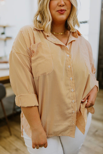 Easy On The Eyes Striped Button Up Ave Shops