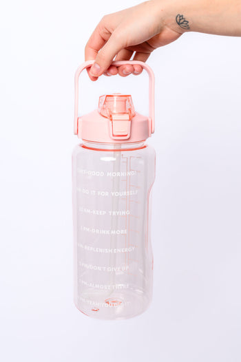 Elevated Water Tracking Bottle in Pink Ave Shops