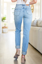 Elodie Mid Rise Distressed Boyfriend Jeans Ave Shops