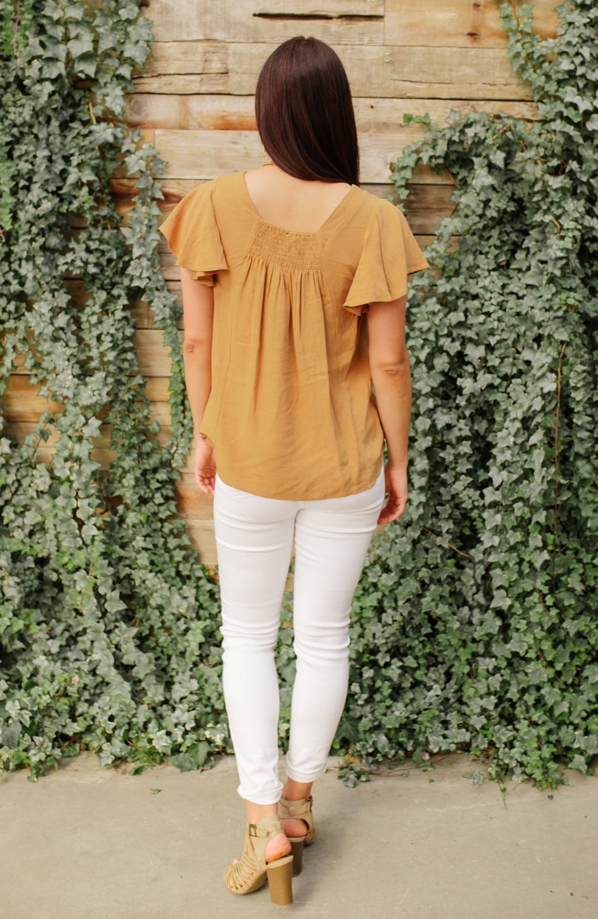 Envy Me Top in Taupe Ave Shops