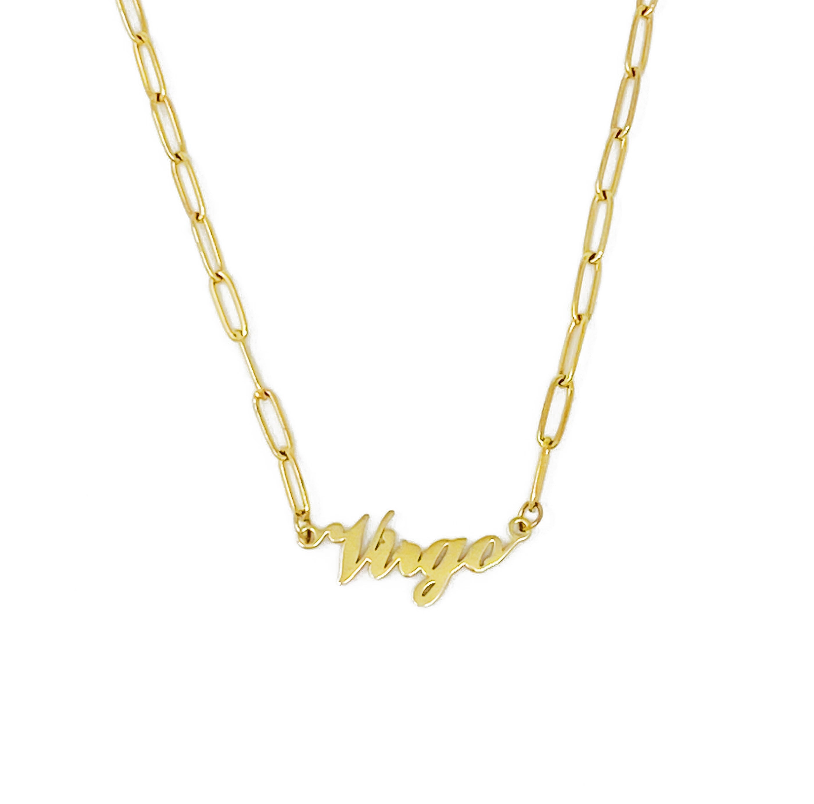 Annie Zodiac Chain Necklace Ellisonyoung.com