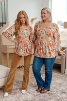 Fall For Florals Babydoll Top Ave Shops