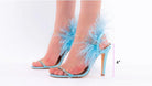 Blue Feather Heel Sparkl Fairy Couture