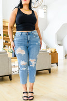 Florence High Waist Destroyed Boyfriend Jeans Ave Shops