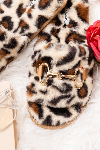 Girls Night In Animal Print Slippers Ave Shops