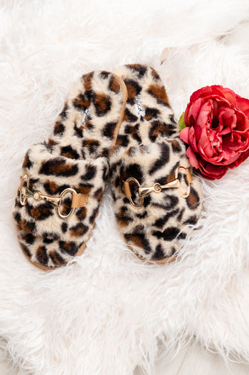 Girls Night In Animal Print Slippers Ave Shops